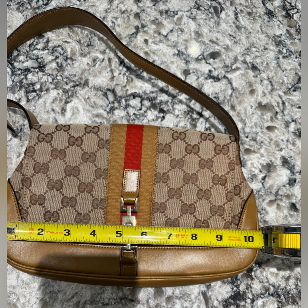 Gucci Jackie in Beige Canvas + Leather - Picture 4 of 14